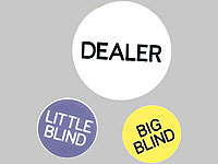 Grand Straight Royale Dealer Buttons (Dealer, Little Blind, Big Blind) im Beutel