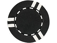 Grand Straight Royale 25 Spiel-Chips, schwarz-weiß im Stripes-Design, 11,5g