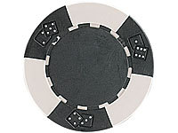 Grand Straight Royale 25 Deluxe-Chips 11,5 g Dice Design schwarz/grau