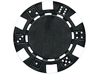 Grand Straight Royale 25 Spiel-Chips schwarz-weiß, im Dice-Design, 11.5 g
