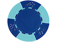 Grand Straight Royale 25 Deluxe-Chips 11,5 g Dice Design dunkelblau/hellblau